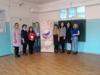 Рабочая группа проекта с учителями русского языка школы №1 г. Баян-Улгий